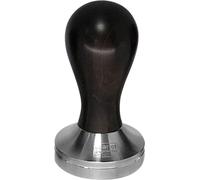 scarlet espresso | Tasseur « Classic », tasseur à espresso élégant avec poignée ergonomique en bois précieux, pour un espresso parfait, outil de barista, taille : 49 mm, couleur : ébène - noir
