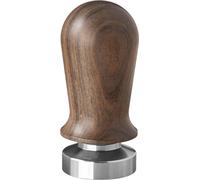 scarlet espresso | Tasseur « Perfetto » pour barista ; calibré pour une pression de 35 lbs ; avec manche en aluminium ou en bois précieux et base de précision en acier inoxydable, taille : 41 mm, coul