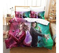 Scarlet Witchhousse Couette Imprim¿¿ D Couverture De Couette Microfibre Doux Ensembles Literie Ensemble De Couette Avec Fermeture ¿¿Clair +Taies D'oreil
