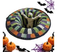 Scary Optical Illusion Halloween Rugs, Indoor Horror Mat Home Decoration