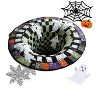 Scary Optical Illusion Halloween Rugs, Indoor Horror Mat Home Decoration