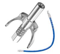 SCBOY Embout Pompe a graissef Pompe à Graisse avec Tuyau de 30 cm et raccord de Type G à Double poignée pour graisseur Standard M6/M8/M10/M12/M14