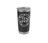 Sceau de Balam Sigil Talisman Demon Circle Gobelet isotherme en acier inoxydable double paroi