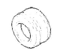 Sceau de Dornbracht. Rallonge de profil EHM 09140306390 14 x 7 mm