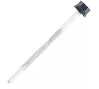 SCELL IT Boite de 100 Vis autoperçeuse tête hexago. zamac pour métal IPN - TH12 - ZTP 6x145mm - RAL9002 Blanc gris - Vis, pointes, boulons