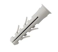 100 chevilles nylon 8 x 40 mm avec collerette - SC-DSC08 - Scell-it