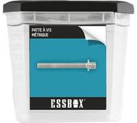 SCELL-IT, Patte à vis métaux ESSBOX avec collerette, Boite de 100, EX-9330116040, l'outil idéal pour une fixation précise et robuste