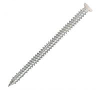 SCELL-IT, Vis ESSBOX Béton, RAL9016, Ø7,5 mm x 122 mm, Boite de 100, EX-91153975122, Vis de Fixation Directe, Spéciale Huisseries, Fixation durable et esthétique pour le béton