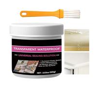 Scellant Invisible Pour Fissures - Adhésif Transparent Imperméable 100 G, Gel Anti-fuite À Fixation Rapide, Pâte De Réparation À Liaison Forte | Revêtement D'étanchéité Pour Douche, Toilettes,