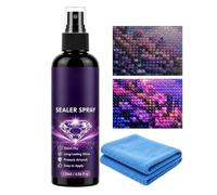 Scellant pour strass - Colle à séchage rapide - Spray adhésif pour peinture à strass - Revêtement protecteur de finition d'art diamant - Enduit transparent et durable pour la décoration de