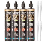 Scellement Chimique - SCELL-IT - FIRST300 - 4 Cartouches - Résine Polyester - Haute Performance