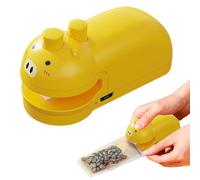 Scelleuse De Sachets Snack Mini Thermoscelleuse Alimentaire Rechargeable | Mini Scelleuse Pour Sac Conservation Refermable Magnétique Design Cartoon Cuisine Préparation Repas Collations Stockage