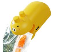 Scelleuse De Sachets Snack Mini Thermoscelleuse Alimentaire Rechargeable | Scelleuse À Main Pour Snacks, Repas, Viande, Conservation D'aliments, Scellage Thermique Portable, Sachets Chips, Jaune