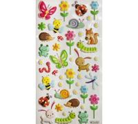 Scène À Décorer Pour Enfants - La Faune Et La Flore - Autocollants Mousse - Tweeny Decor