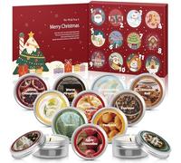 Scent-Hi Bougie Parfumées Calendrier de l'Avent 2026, Bougie Parfumées Noel | 12 Pièces, Cire De Soja Naturelle, Bougie Parfumées Ensemble Cadeau, Pour Cadeau pour Maman Grand-Mère Epouse Tatie Nièce Sœ