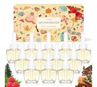 SCENTORINI Duftölflakon Nachfüller, Kompatibel Mit Air Wick und Glade Duftstecker, 12 x 19 ML, Fichte, Karamell, Espresso, Himbeer-Zimt Raumduft Lufterfrischer, Raum Duftöl