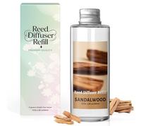 SCENTORINI Recharge Diffuseur de Parfum Santal, 200ML Parfum Ambiance Desodorisant Maison Batonnets de Parfum pour la Chambre, la Salle de Bain, Le Bureau et la Décoration Intérieure