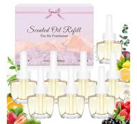 SCENTORINI Recharge pour Diffuseurs d'Ambiance Electrique, 19MLx8 | Parfum de Framboise, Muguet, Citron Convient pour Air Wick et pour Glade Recharge Desodorisant Maisons Diffuseur Electrique
