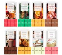 SCENTORINI Set de Cire Parfumée-Cubes de Cire de Soja pour Lampes Parfumées | Blocs de cire parfumée, sans paraffine, sans fumée, compatibles avec les chauffe-cire