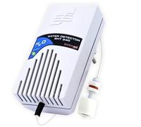 SCHABUS SHT 241 Détecteur d'eau 230 V avec Mini Interrupteur à Flotteur - Alarme Acoustique et Optique - Câble de capteur de 2,5 m pour Eau Sale, mazout, Surveillance de citernes