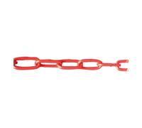 Schake Schake Chaîne de barrière en plastique 6mm, jaune/noir 25m Quantité:25