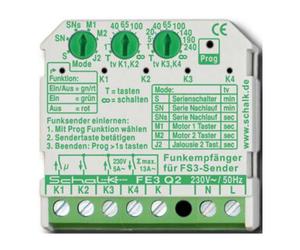 schalk Schalk Interrupteur récepteur radio encastré 4 canaux FE3 Q2 Quantité:1