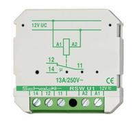 schalk Wöhner Interrupteur impulsionnel RSW U1 12V DC compact 43 x 43 x 18,5 mm Quantité:1