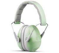 SCHALLWERK ® Casque antibruit Kiddies (vert) - Mini-casque antibruit haut de gamme - Casque antibruit idéal pour le quotidien, les fêtes et les célébrations,