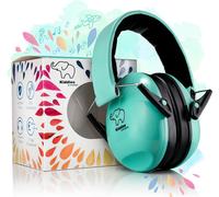 SCHALLWERK ® Casque antibruit Kiddies Turquoise – Protection auditive pour enfants – atténue le bruit et protège les oreilles des enfants – Idéal pour le quotidien, les fêtes et les célébrations, le s