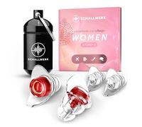 SCHALLWERK ® Women+ Bouchons d'oreille de protection auditive - atténuent le bruit et préservent la qualité sonore - Bouchons d'oreille pour concert, protection auditive - Bouchons d'oreille adaptés
