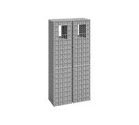 Schanskorf palen 2 st 40x40x180 cm ijzer151265