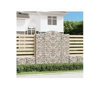 Schanskorven 10 st gewelfd 200x50x200/220 cm ijzer3146433