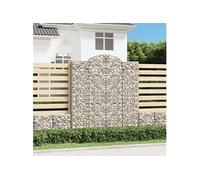 Schanskorven 12 st gewelfd 200x50x220/240 cm ijzer3146456