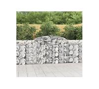 Schanskorven 13 st gewelfd 300x30x100/120 cm ijzer3146532