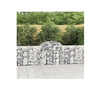 Schanskorven 14 st gewelfd 200x30x80/100 cm ijzer3146101