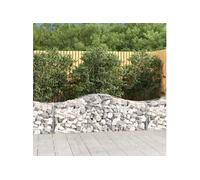vidaXL Paniers à gabions 15 pcs 200 cm