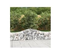 Schanskorven 18 st gewelfd 200x30x40/60 cm gegalvaniseerd ijzer3145381