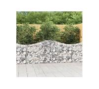 Schanskorven 18 st gewelfd 200x30x80/100 cm ijzer3145423