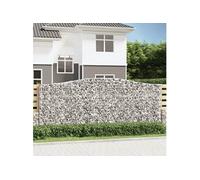vidaXL Gabions arqué