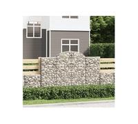 Schanskorven 20 st gewelfd 200x50x120/140 cm ijzer3146356