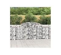 Schanskorven 25 st gewelfd 300x30x100/120 cm ijzer3146536