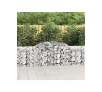 Schanskorven 25 st gewelfd 300x30x80/100 cm ijzer3146518