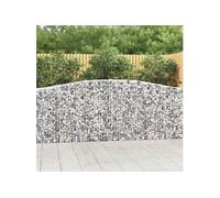 Schanskorven 25 st gewelfd 400x30x100/120 cm ijzer3145837