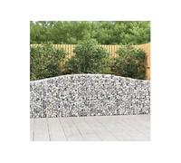Schanskorven 25 st gewelfd 400x30x80/100 cm ijzer3145824