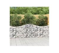 vidaXL Paniers à gabions 8720845559953 - Argenté