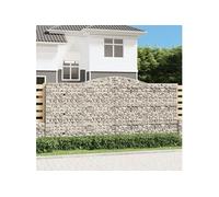 vidaXL Schanskorven 5 st gewelfd 400x30x180/200 cm ijzer3146921 G