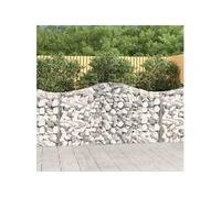 Schanskorven 7 st gewelfd 200x30x100/120 cm ijzer3145435