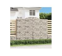 vidaXL Schanskorven 8 st gewelfd 300x50x220/240 cm ijzer3146815 G