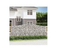 Schanskorven 9 st gewelfd 400x50x140/160 cm ijzer3145989