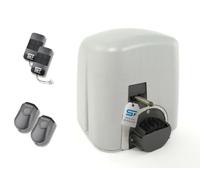 Schartec JET 500 | Motorisation Portail Coulissant | 2 Télécommandes | Barrière photoélectrique incluse | Longueur Portail 5 mètres et Poids 500 kg maximum | pour Portail Coulissant